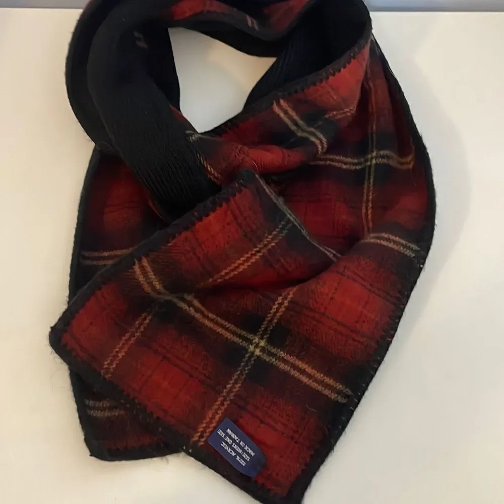 Men’s Plaid Reversible Scarf